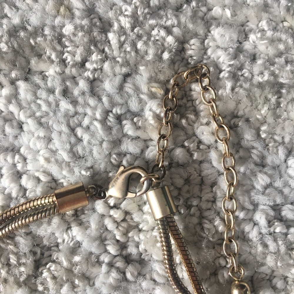 🏆 Gold short necklace - Picture 4 of 6